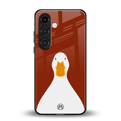 boring goose back phone cover | glass case for samsung galaxy s24 fe
