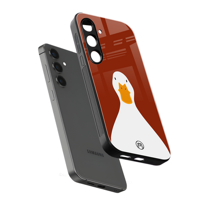 boring goose back phone cover | glass case for samsung galaxy s24 plus