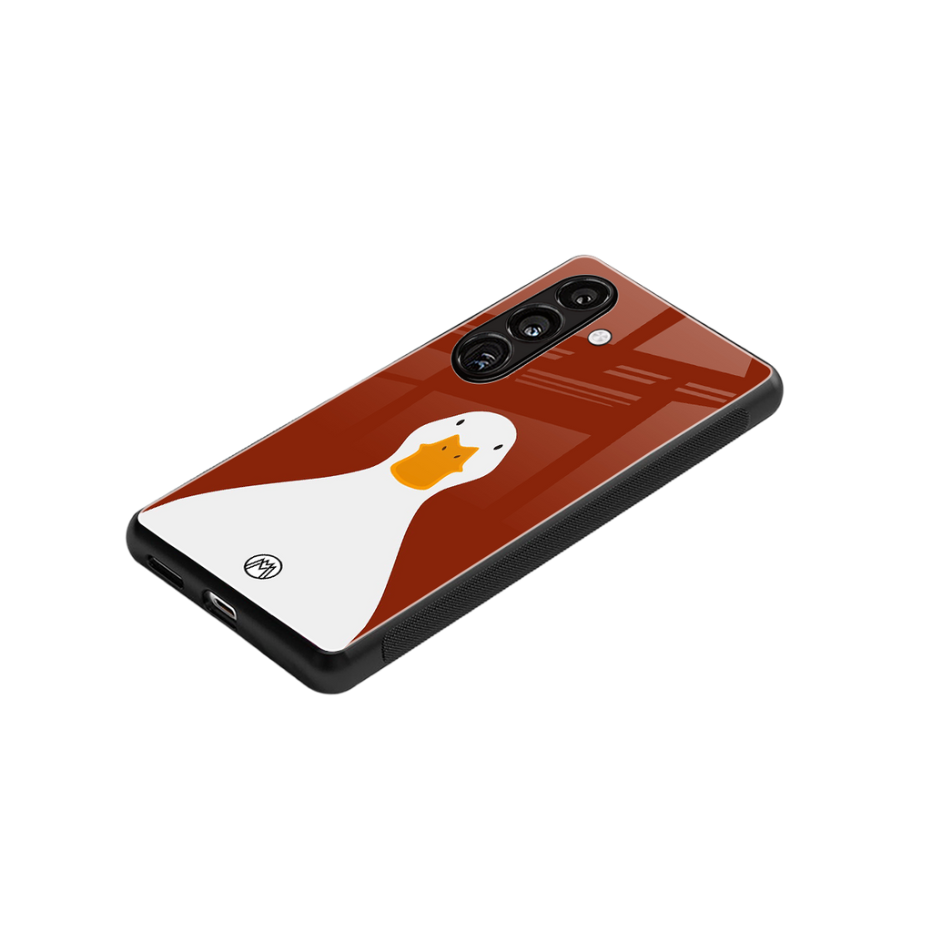 boring goose back phone cover | glass case for samsung galaxy s24 plus