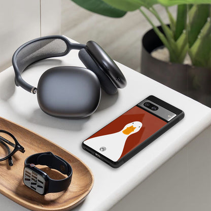 boring goose back phone cover | glass case for google pixel 9 pro xl
