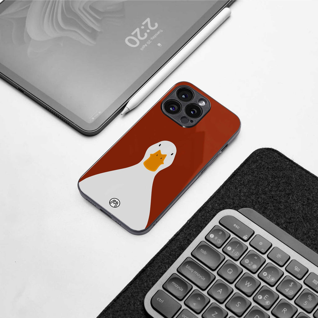 boring goose back phone cover | glass case for nothing phone 2