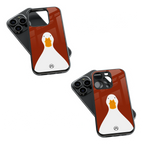 Trendy Glass Back Mobile Case for iPhone, Samsung, Redmi, OnePlus, Google Pixel, Motorola