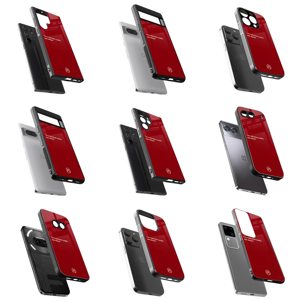 Durable Glass Back Mobile Case for iPhone, Samsung, OnePlus, Google Pixel, Redmi, Vivo, Oppo