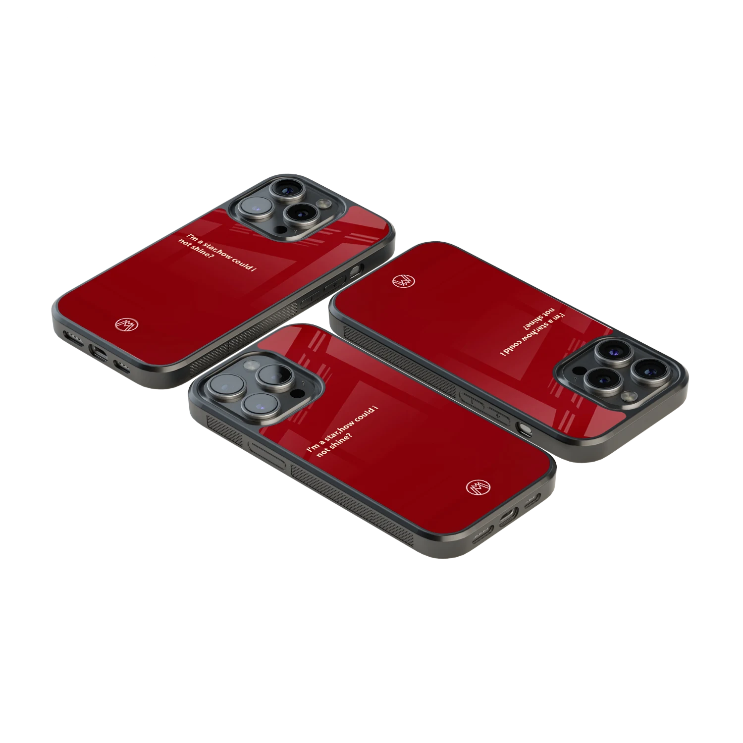 Luxury Glass Back Mobile Cover for iPhone, Samsung Galaxy, OnePlus, Pixel, Redmi & More