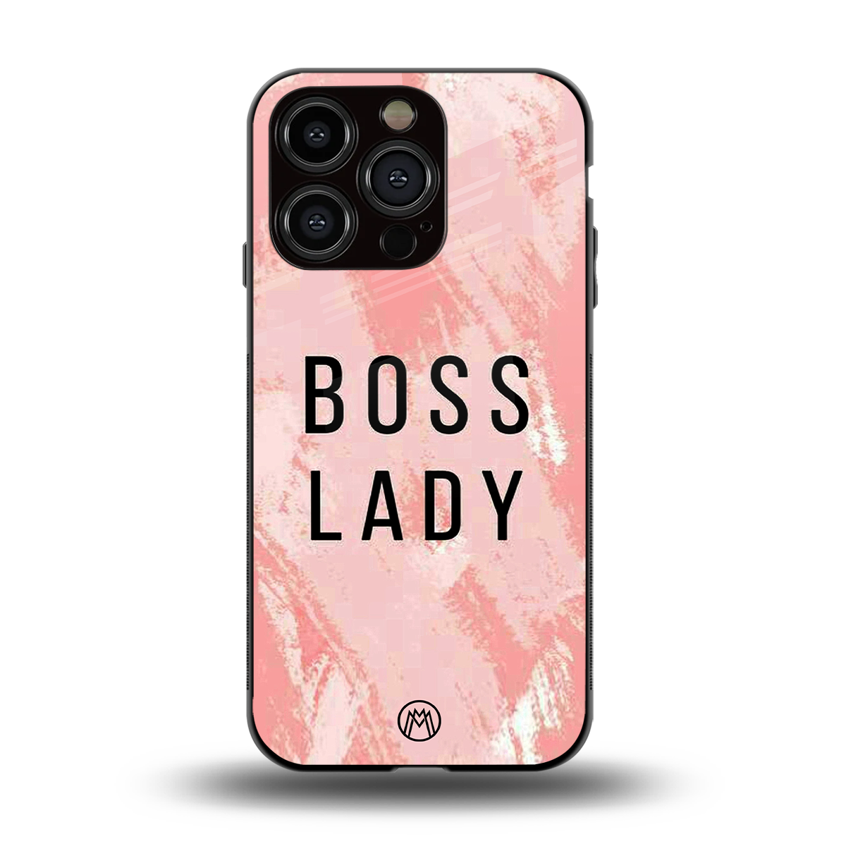 boss lady back phone cover | glass case for iphone 13 pro
