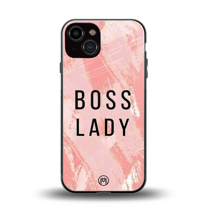 boss lady back phone cover | glass case for iphone 13