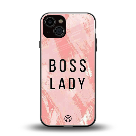 boss lady back phone cover | glass case for iphone 13
