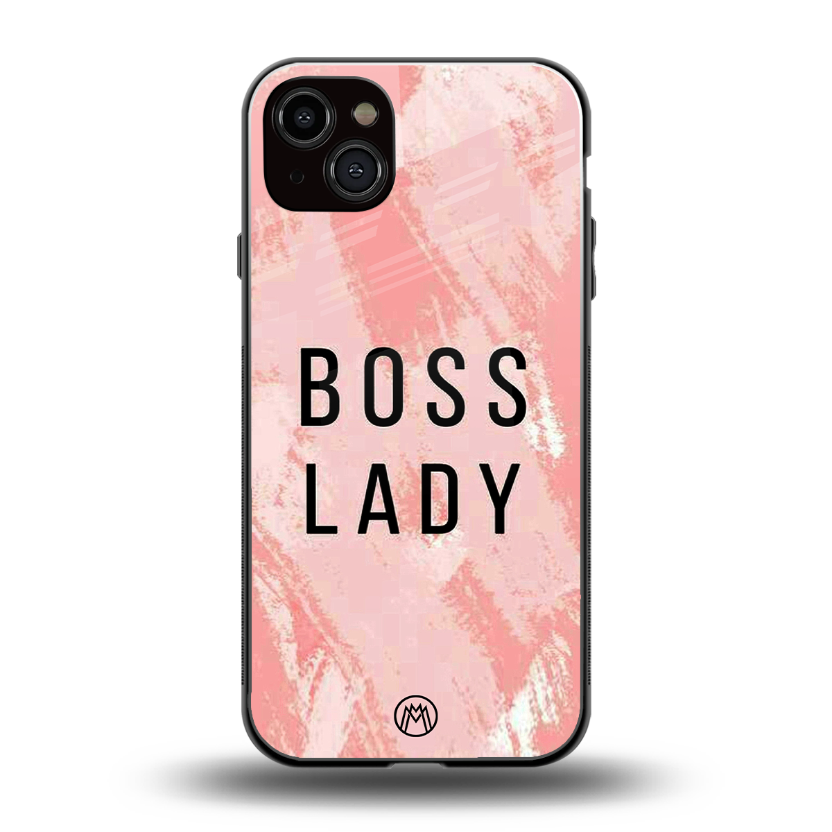 boss lady back phone cover | glass case for iphone 15 plus