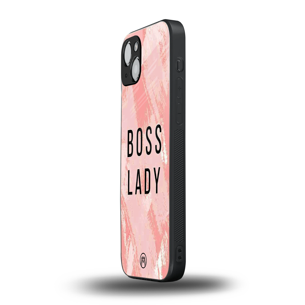 boss lady back phone cover | glass case for iphone 15 plus