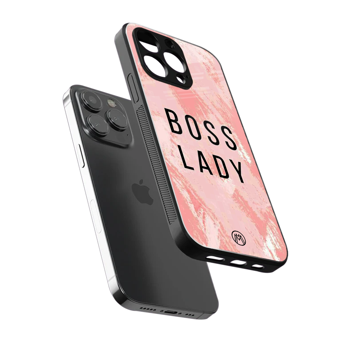 boss lady back phone cover | glass case for iphone 15 pro max