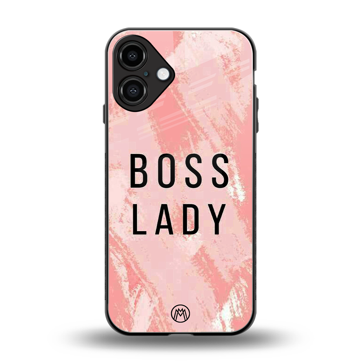 boss lady back phone cover | glass case for iphone 16 plus