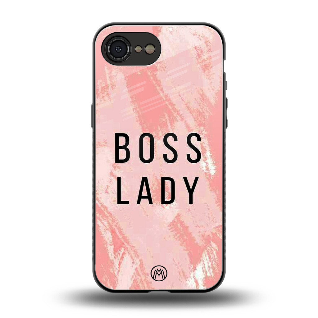 boss lady back phone cover | glass case for iphone 16e