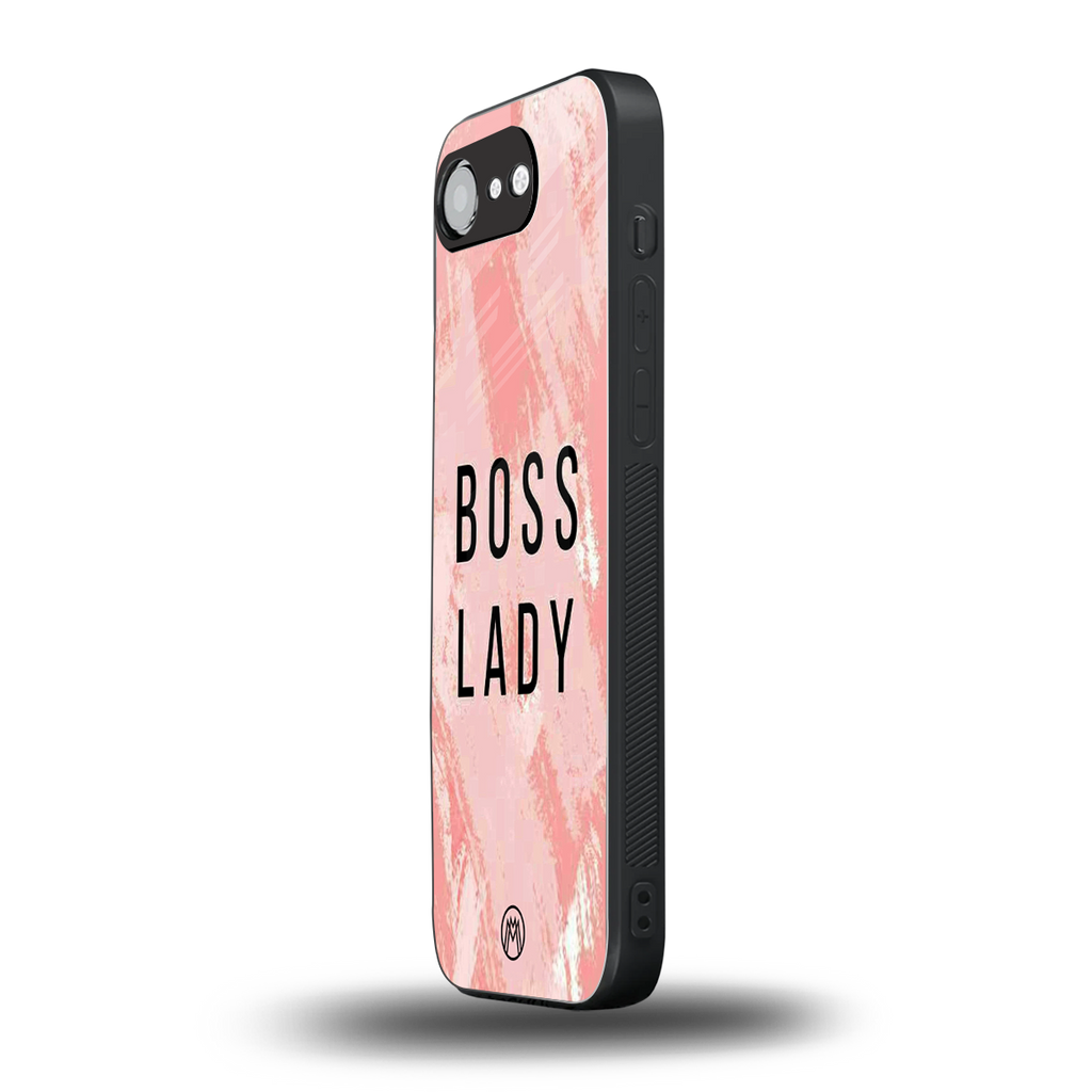 boss lady back phone cover | glass case for iphone 16e