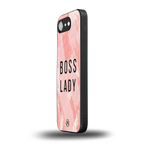 boss lady back phone cover | glass case for iphone 16e
