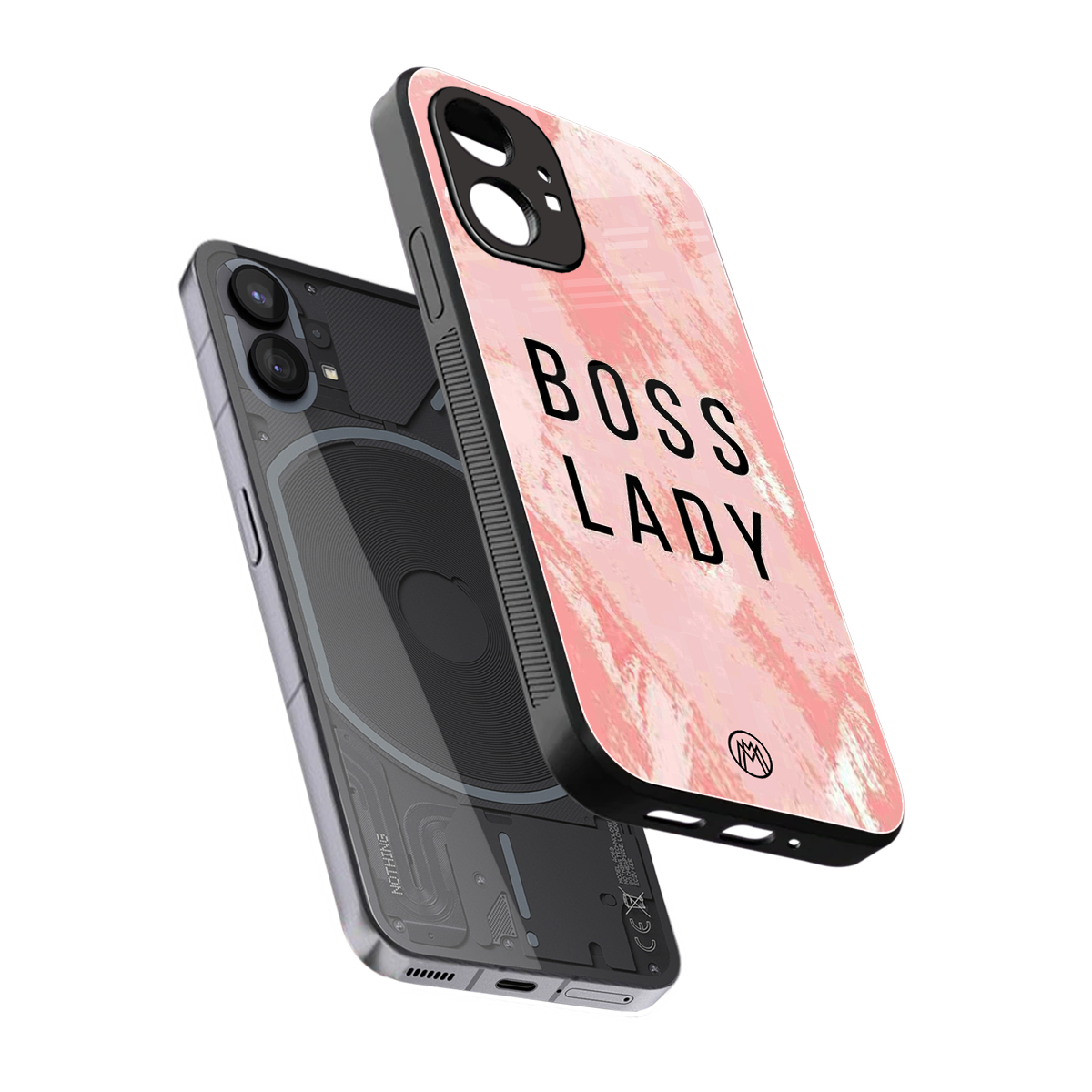 boss lady back phone cover | glass case for nothing phone 1