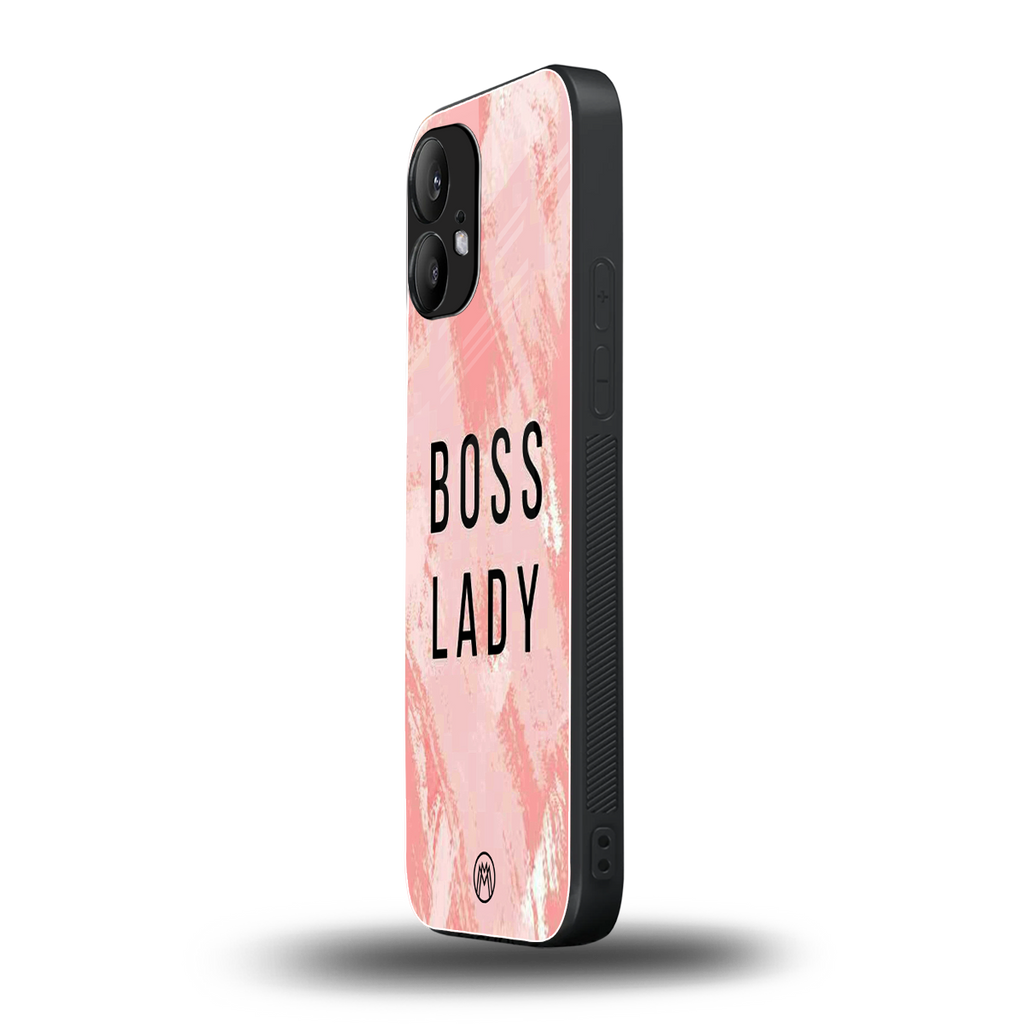 boss lady back phone cover | glass case for nothing phone 2