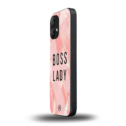 boss lady back phone cover | glass case for nothing phone 2