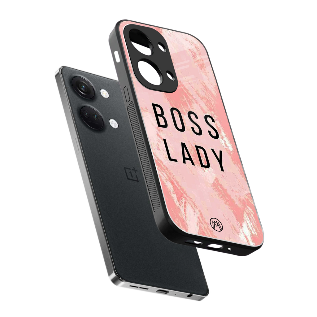 boss lady back phone cover | glass case for oneplus nord 3