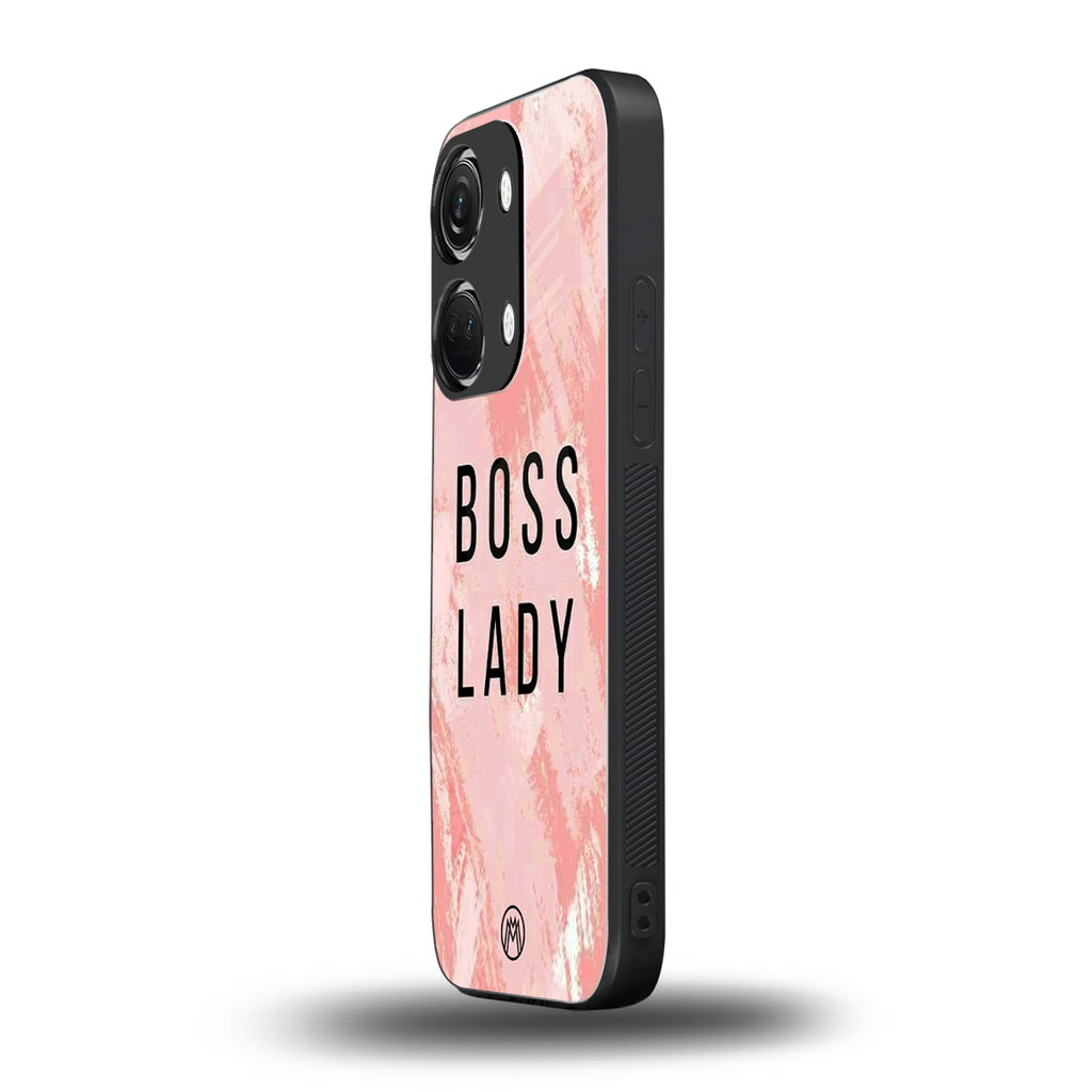 boss lady back phone cover | glass case for oneplus nord 3