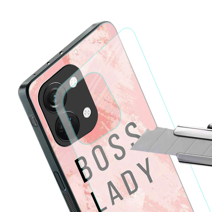 boss lady back phone cover | glass case for oneplus nord 3