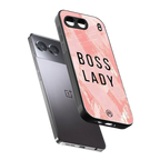 boss lady back phone cover | glass case for oneplus nord 4