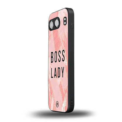 boss lady back phone cover | glass case for oneplus nord 4