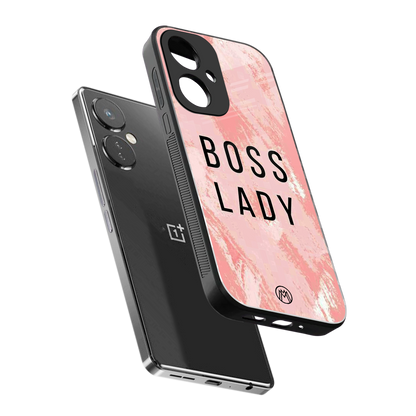 boss lady back phone cover | glass case for oneplus nord ce 3
