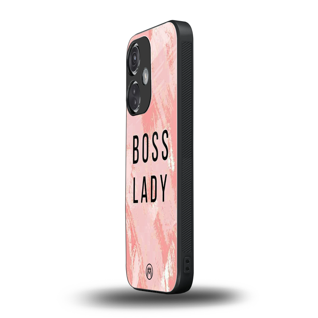 boss lady back phone cover | glass case for oneplus nord ce 3
