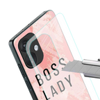 boss lady back phone cover | glass case for oneplus nord ce 3
