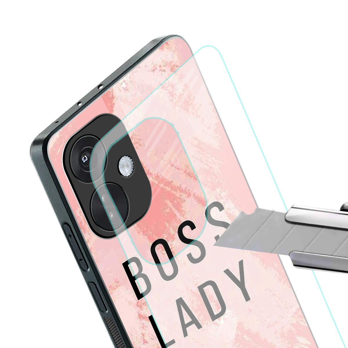 boss lady back phone cover | glass case for oneplus nord ce 3