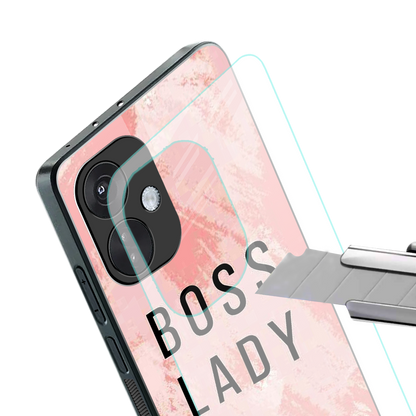 boss lady back phone cover | glass case for oneplus nord ce 3
