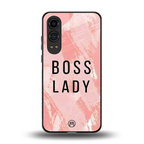 boss lady back phone cover | glass case for oneplus nord ce 4 lite