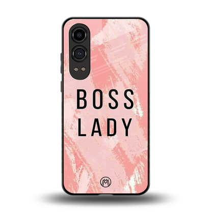 boss lady back phone cover | glass case for oneplus nord ce 4 lite