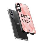 boss lady back phone cover | glass case for oneplus nord ce 4 lite