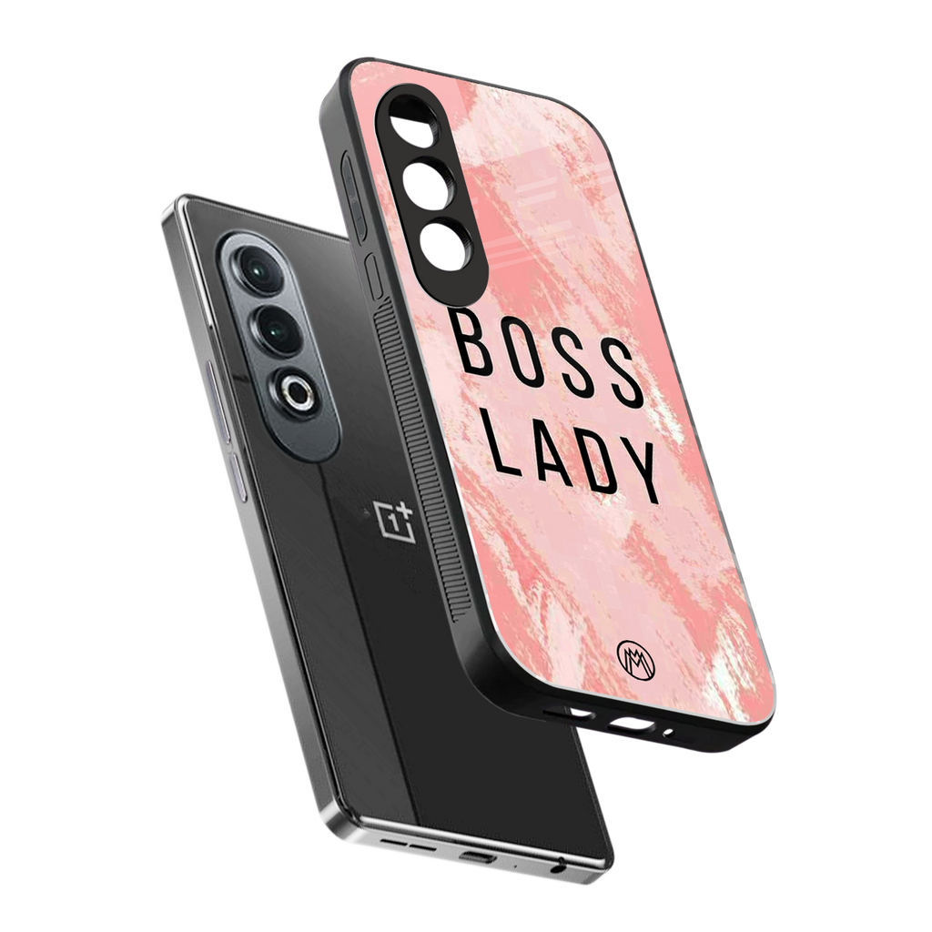 boss lady back phone cover | glass case for oneplus nord ce 4