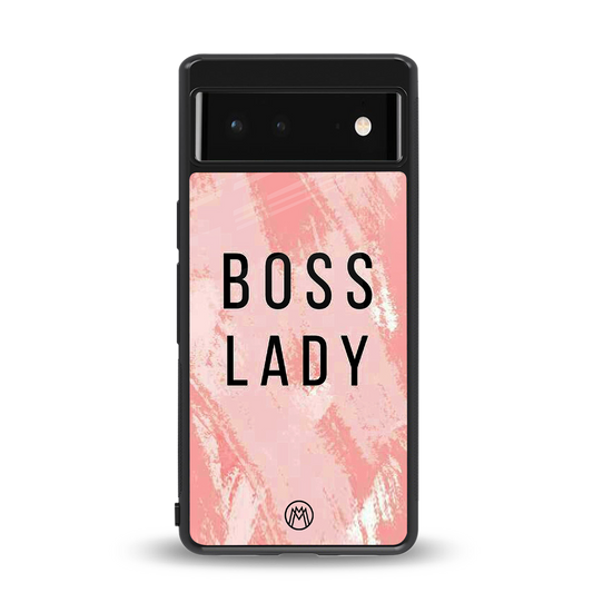 boss lady back phone cover | glass case for Google Pixel 6A