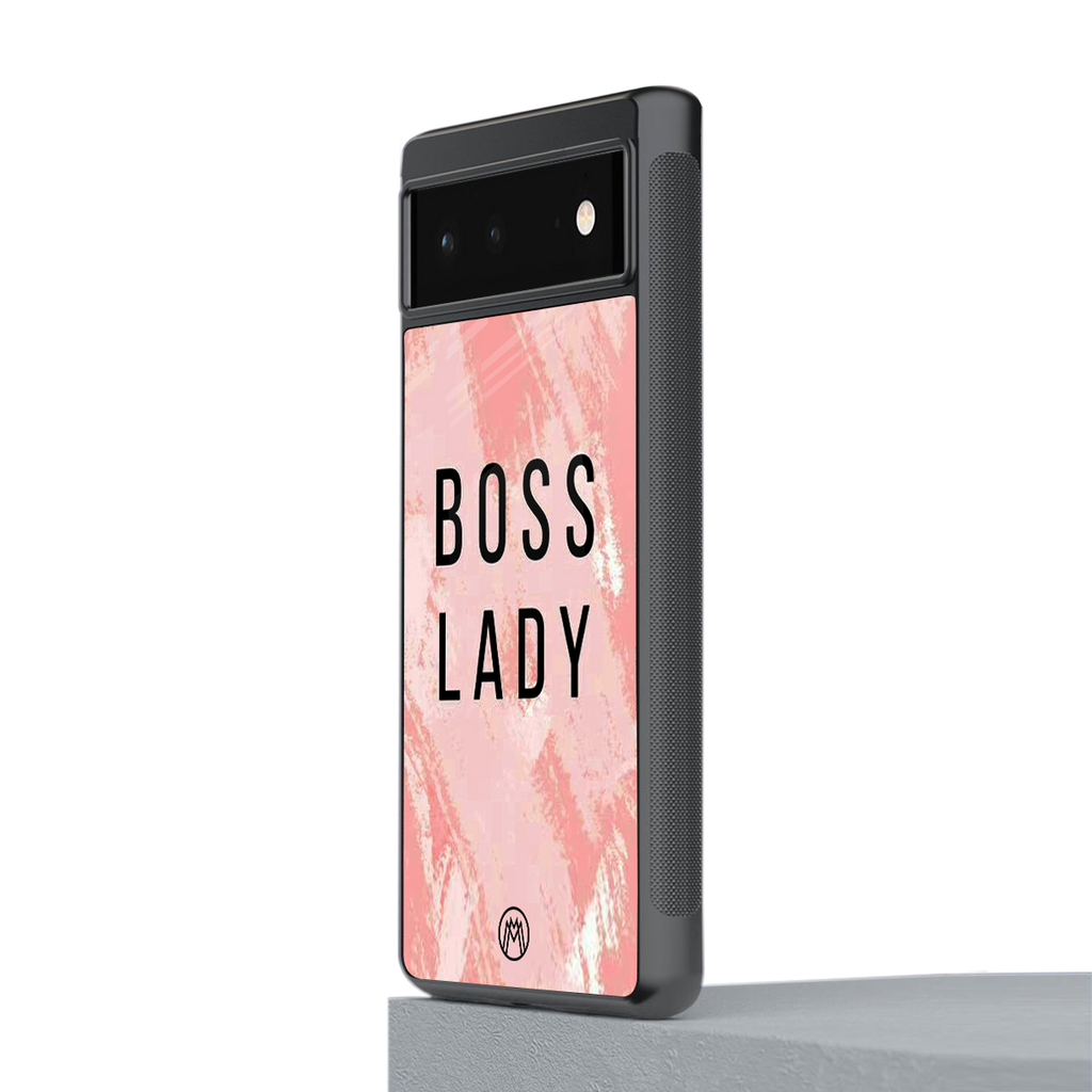 boss lady back phone cover | glass case for Google Pixel 6A