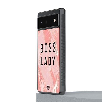 boss lady back phone cover | glass case for Google Pixel 6A