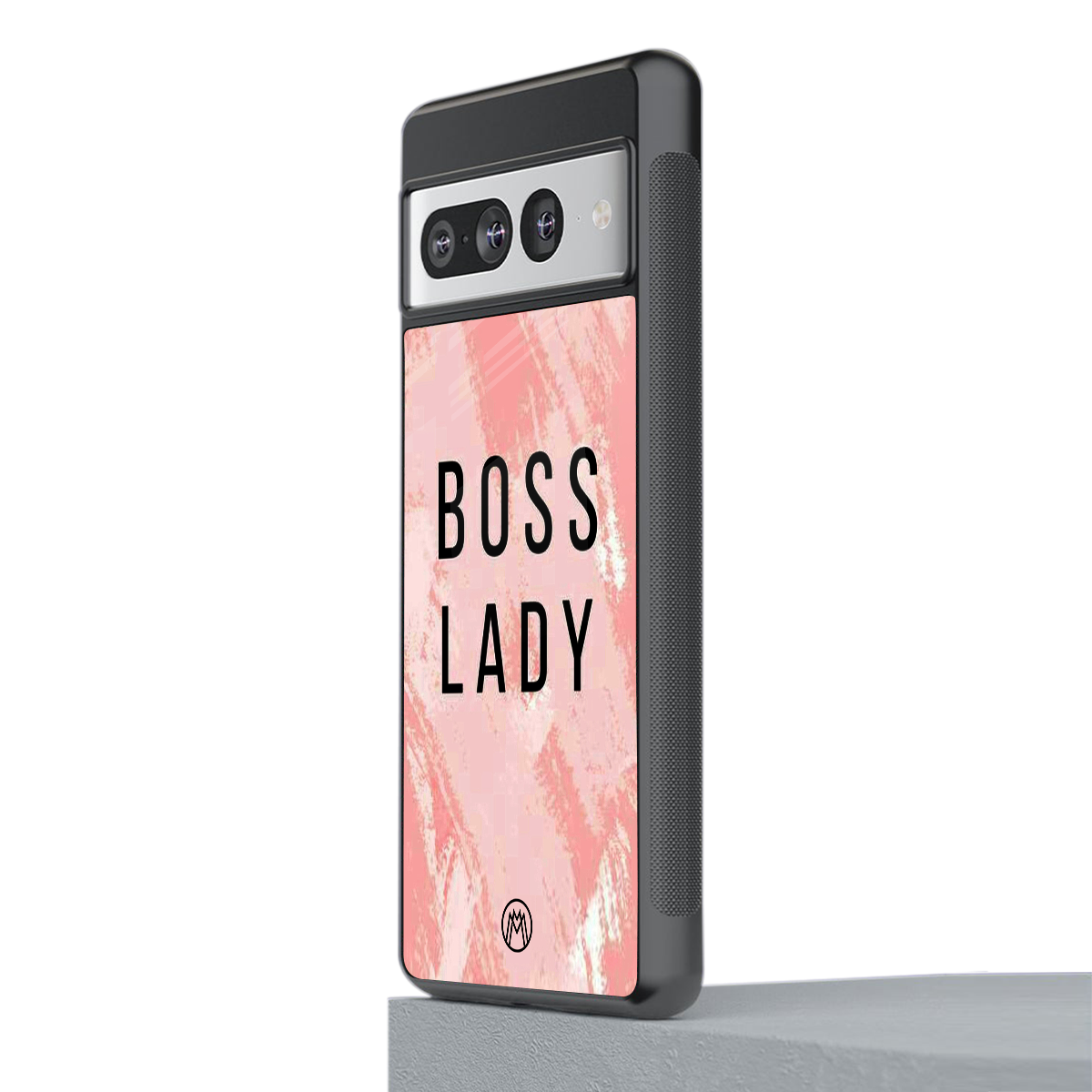 boss lady back phone cover | glass case for google pixel 7 pro