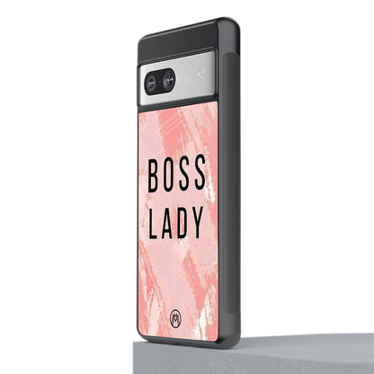 boss lady back phone cover | glass case for Google Pixel 7