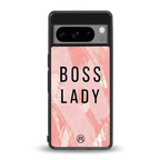 boss lady back phone cover | glass case for google pixel 8 pro