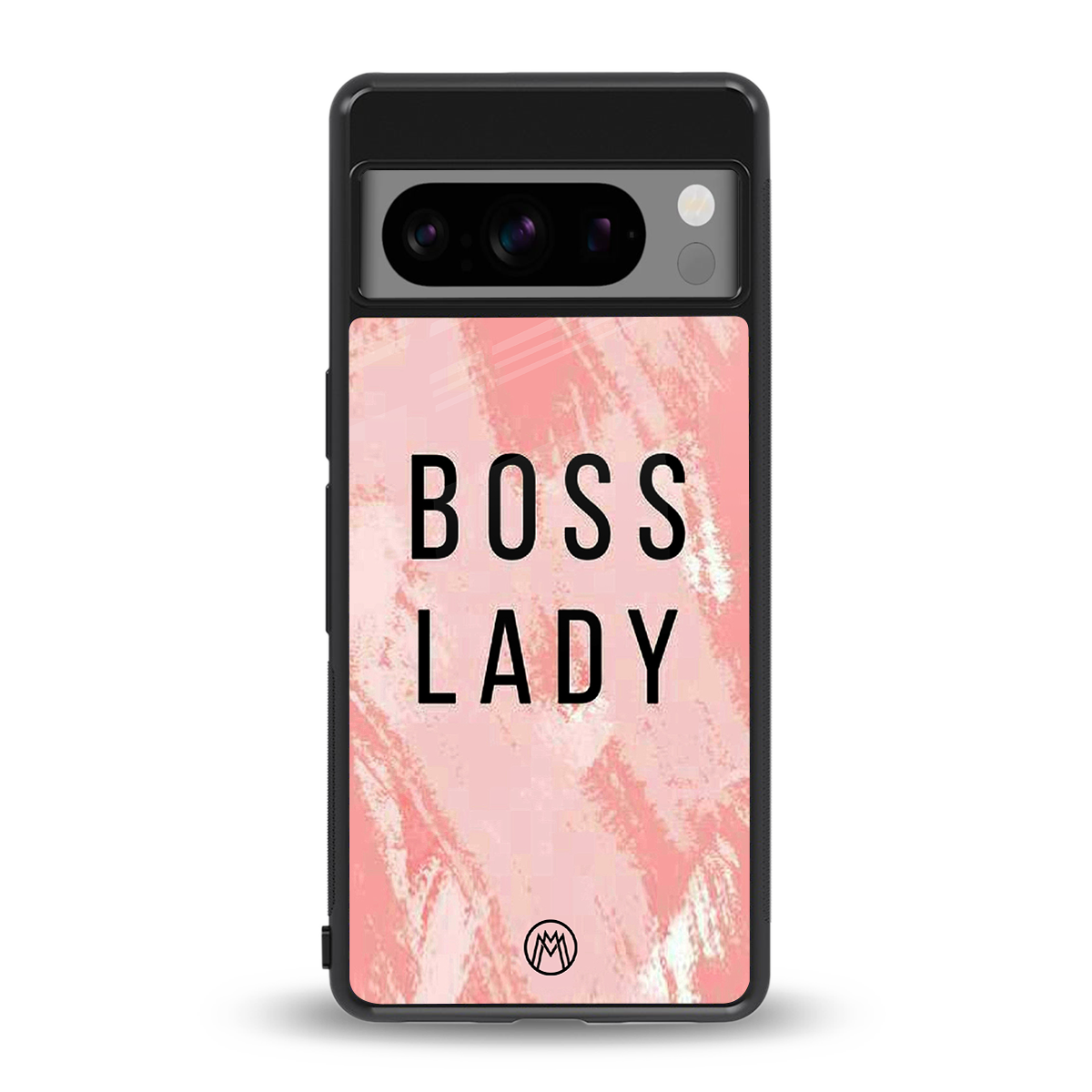 boss lady back phone cover | glass case for google pixel 8 pro