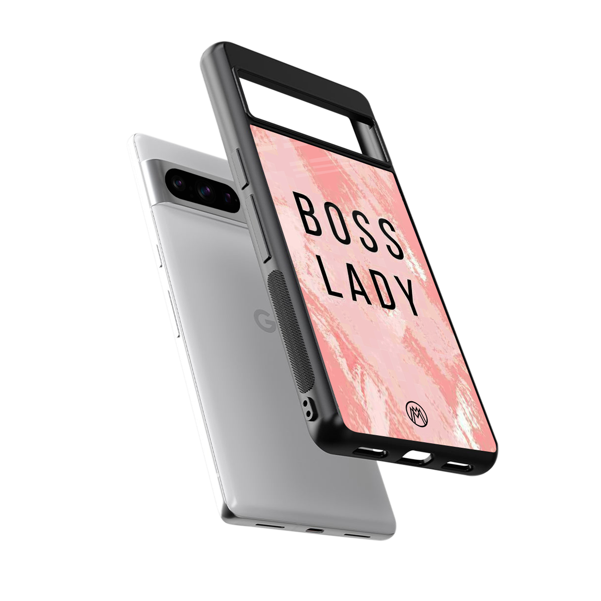 boss lady back phone cover | glass case for google pixel 8 pro