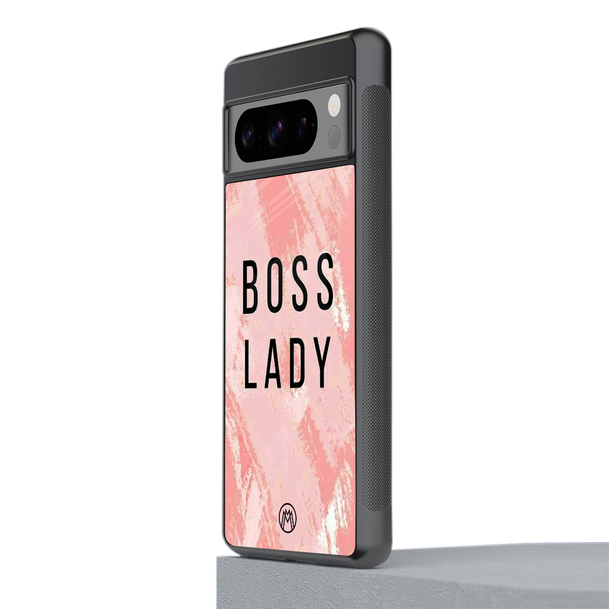 boss lady back phone cover | glass case for google pixel 8 pro