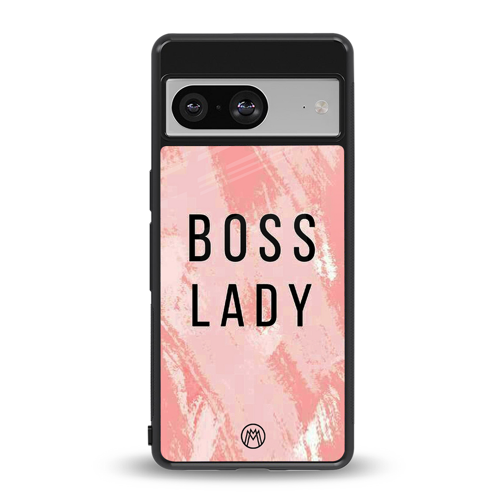 boss lady back phone cover | glass case for Google Pixel 8