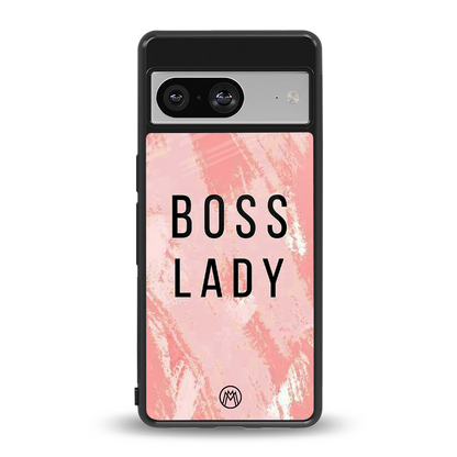 boss lady back phone cover | glass case for Google Pixel 8