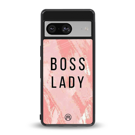 boss lady back phone cover | glass case for Google Pixel 8
