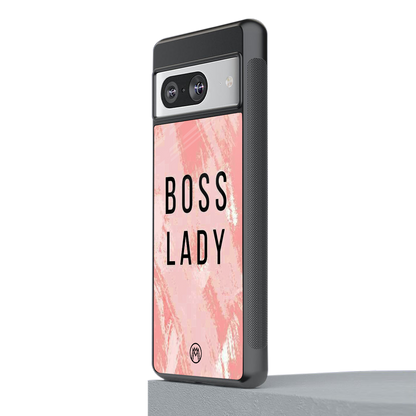 boss lady back phone cover | glass case for Google Pixel 8