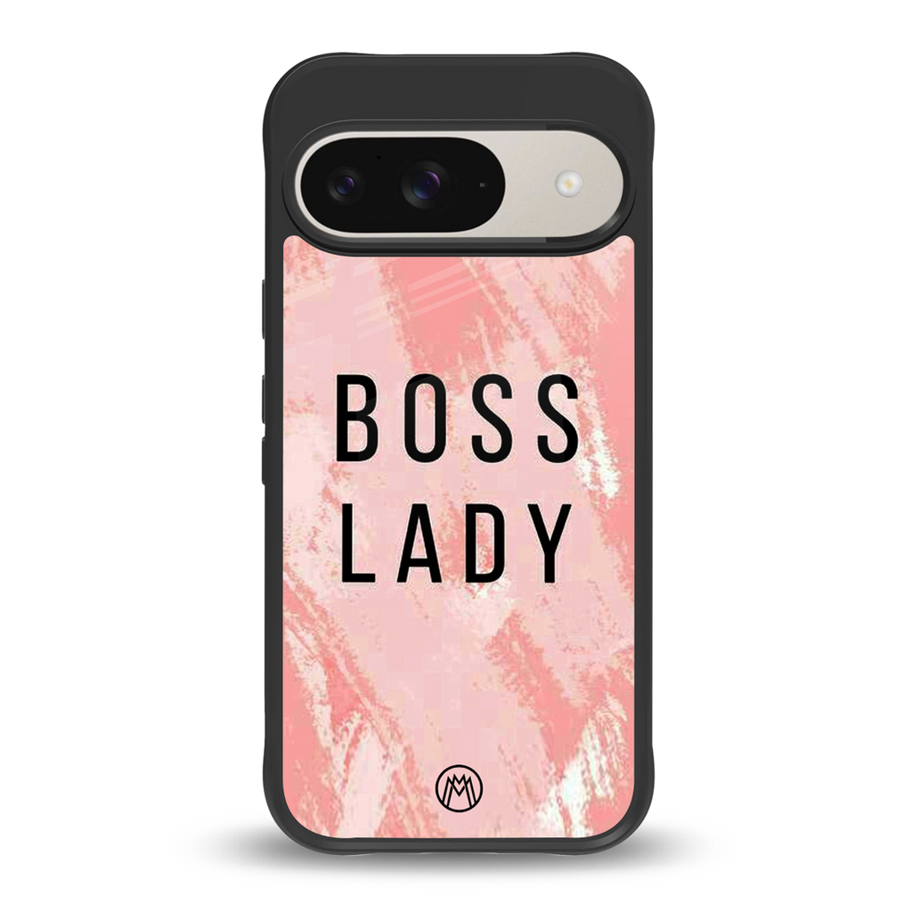 boss lady back phone cover | glass case for google pixel 9