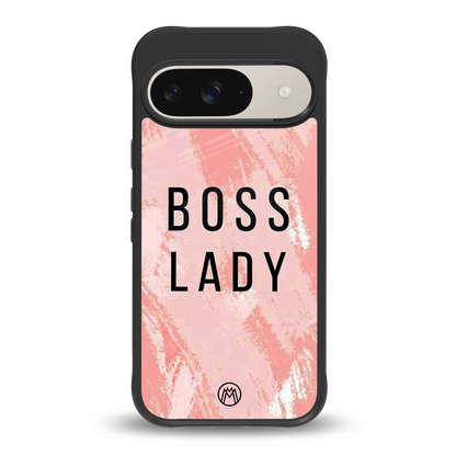 boss lady back phone cover | glass case for google pixel 9